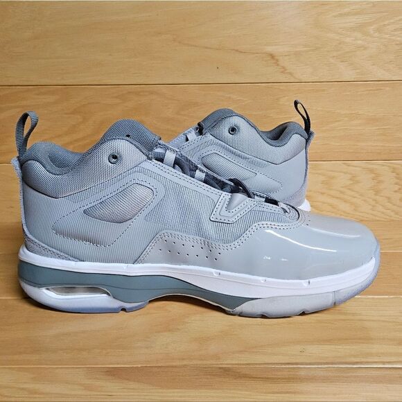 Nike Jordan Stay Loyal 3 GS Wolf Cool Grey White Basketball Shoes FB9922 012 - Picture 8 of 12